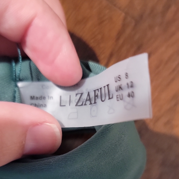 Zaful Green and White Bikini Swim Set - Picture 6 of 11